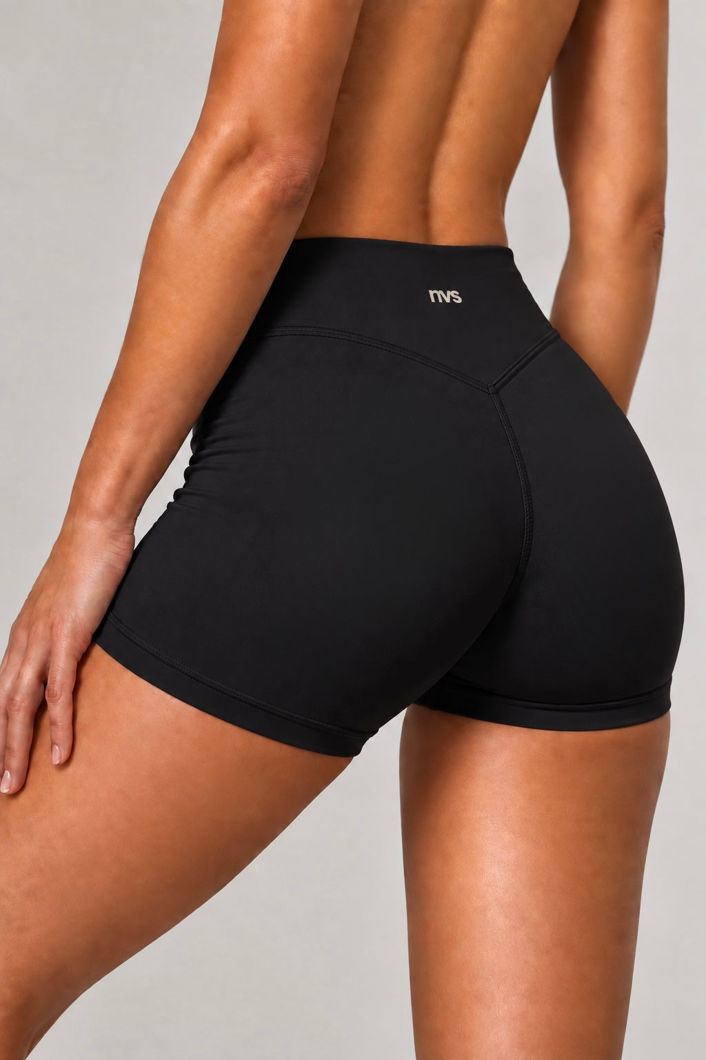 Black activewear shorts legging
