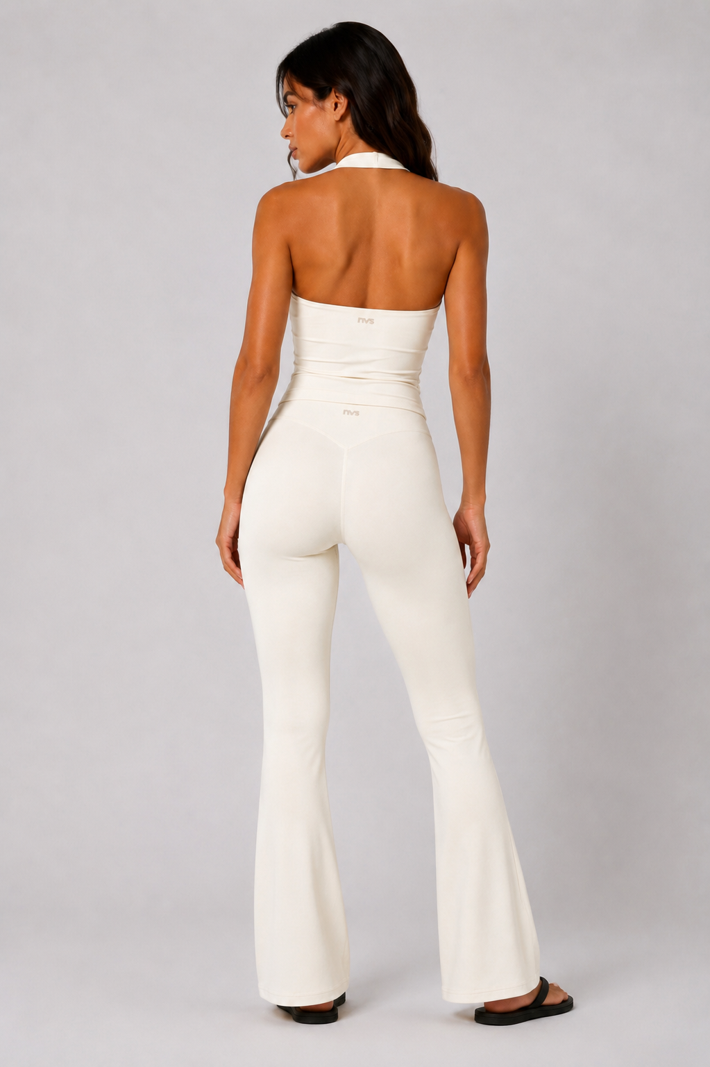Women's Ivory top by NVS Movement, back view
